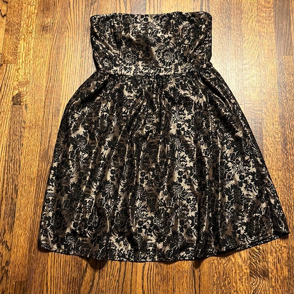 MM Couture Strapless Dress